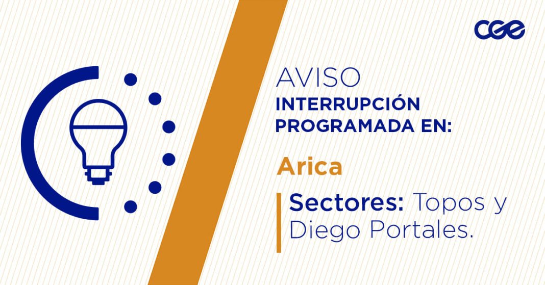 CGE ANUNCIA CORTE PROGRAMADO 23-10-2025