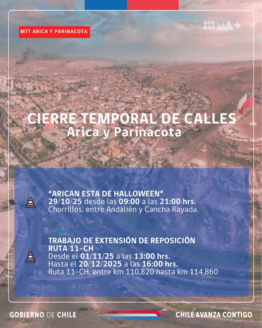 CIERRES TEMPORALES DE CALLES