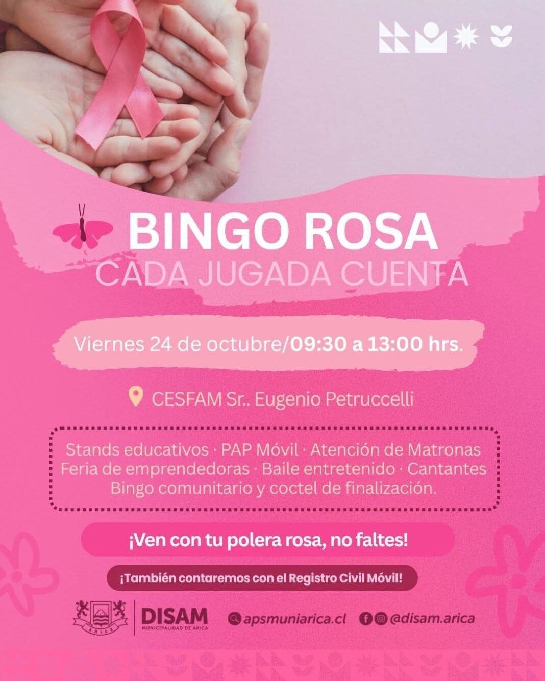 BINGO ROSA CADA JUGADA CUENTA