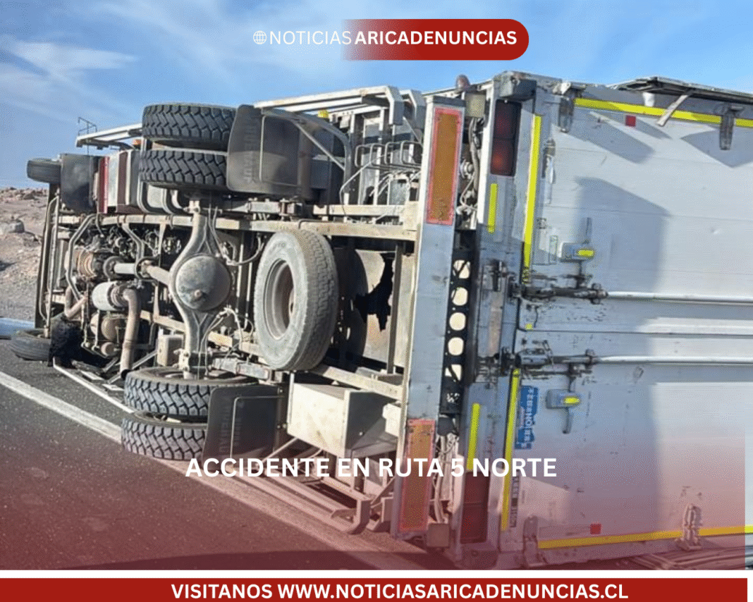 ACCIDENTE EN LA RUTA 5 NORTE