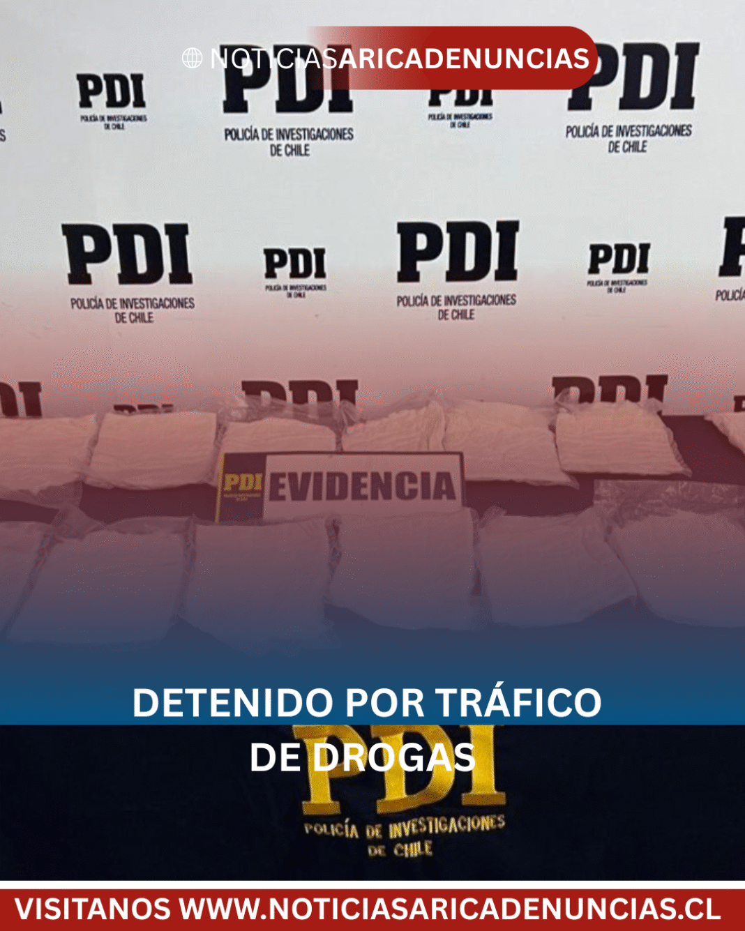 DETENIDO POR TRÁFICO DE DROGAS