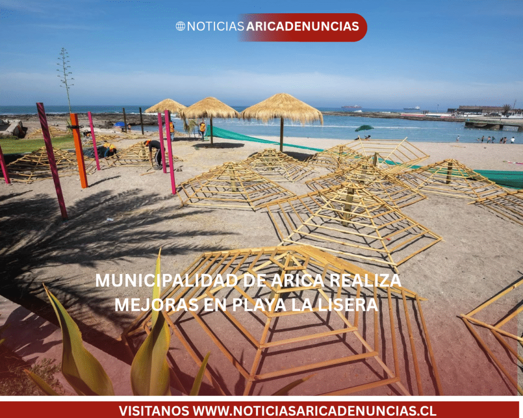 🔴Municipalidad de Arica ejecuta mejoras en Playa La Lisera